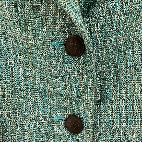 Rag & Bone aqua blazer -size 8 - Picture 5 of 11